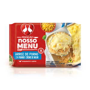 Arroz de Forno c/ Frango e Creme de Milho 600g -Caixa c/6