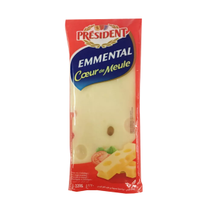 Queijo Francês Emmental PRESIDENT 220g