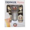 Kit com 2 Cervejas Alemã ERDINGER WEISSBRAU 500ml com 1 Copo de Vidro