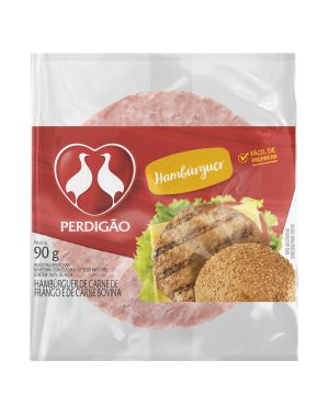 Hamburguer de Frango/Bovino Suave Pacote 90G