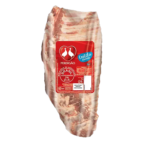 Costela Suína Perdigão Caixa 10Kg -Caixa c/7