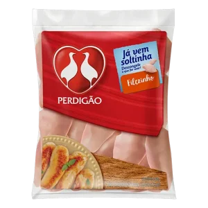 Filezinho Sassami de Frango Perdigão 800g -Caixa c/10