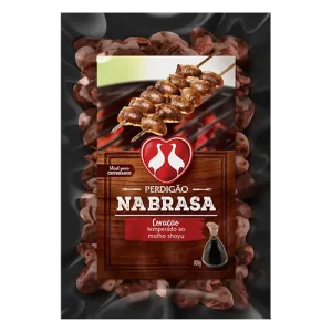 Coração de Frango Temperado Molho Shoyu Perdigão Na Brasa 800g