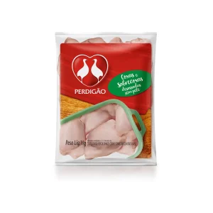 Coxa e Sobrecoxa de Frango Desossada Sem Pele Perdigão 1Kg -Caixa c/16
