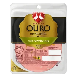 Mortadela Fatiada Perdigão Ouro com Azeitona 200g
