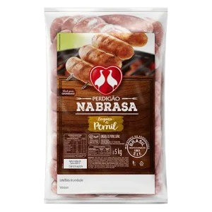 Linguiça de Pernil Suíno Perdigão Na Brasa 5kg -Caixa c/4
