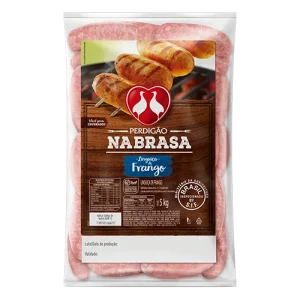Linguiça de Frango Perdigão Na Brasa 5kg -Caixa c/4