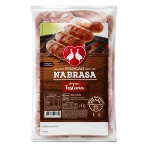 Linguiça Toscana Perdigão Na Brasa 5kg -Caixa c/4
