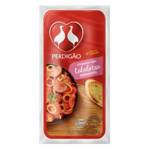 Linguiça Tipo Calabresa Defumada Perdigão 400g -Caixa c/10