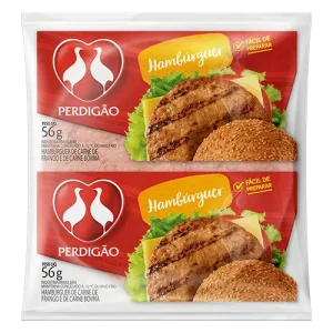Hambúrguer de Carne de Frango e Bovina Perdigão 56g