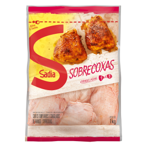 Sobrecoxa de Frango Congelada SADIA Pacote 1kg