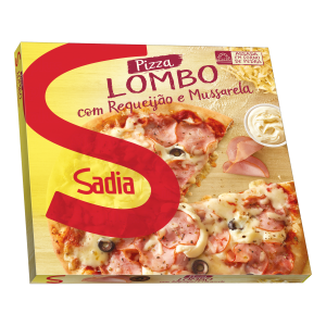 Pizza de Lombo com Catupiry e Mussarela SADIA 460g