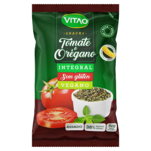 Snacks Integrais Sabor Tomate e Orégano VITÃO 60g