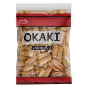 Salgadinho Torrado de Arroz Apimentado OKAKI 100g
