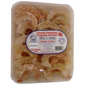 Camarão Rosa Extra Limpo ICAP Bandeja 500g