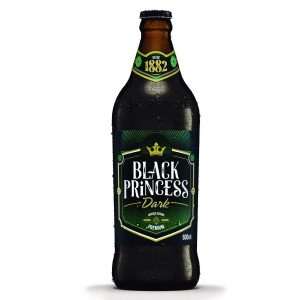 Cerveja Dark American Lager Black Princess Premium Garrafa 600ml