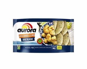 BOLINHOS COM BACALHAU AURORA CONGELADO 360G