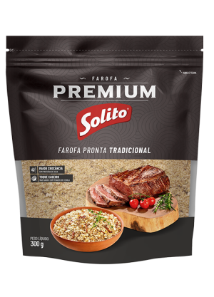 FAROFA SOLITO PREMIUM VÁRIOS SABORES 300G
