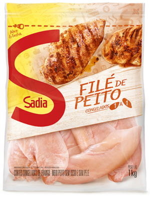 FILÉ PEITO FRANGO SADIA CONG. (PCT 1KG)