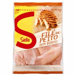 FILÉ PEITO FRANGO SADIA BIFES CONG. (PCT 1KG)