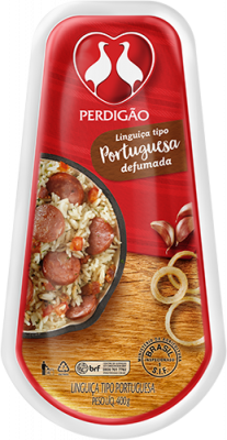 LINGUICA PORTUGUESA PERDIGAO DEFUMADA 400g