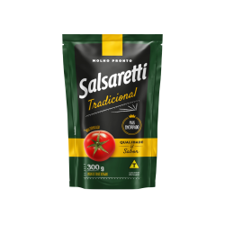MOLHO DE TOMATE SALSARETTI TRADICIONAL SACHÊ 300G